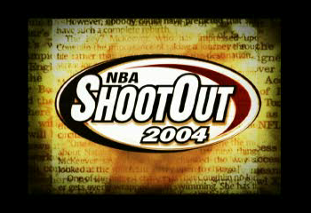 NBA ShootOut 2004 Title Screen